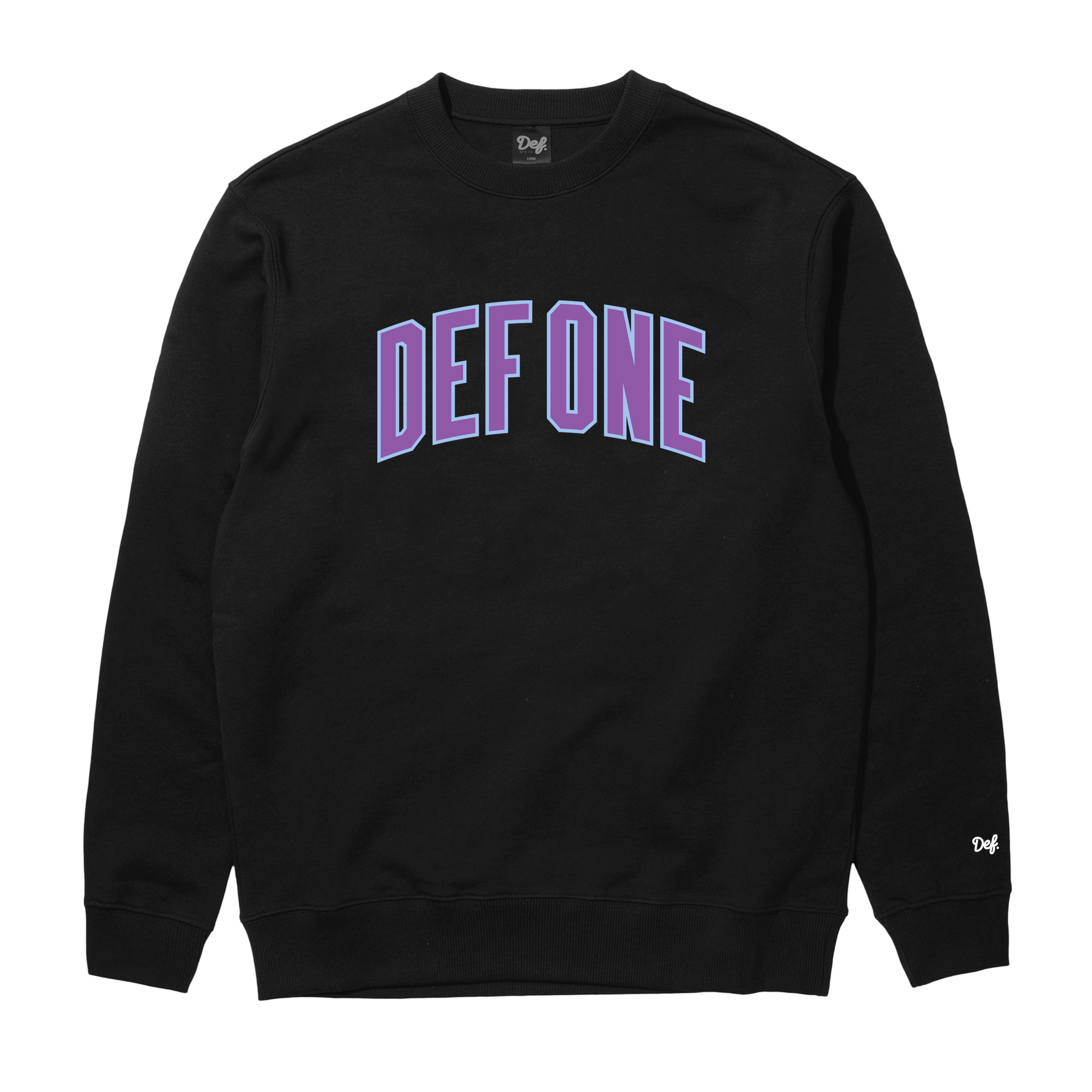 Def Arch One Appliqué Crew Black – Def Store.