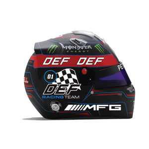 CUSTOM MADE DEF RACING HELMET