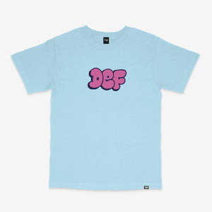 Def Throwy  Premium Tee -Powder blue