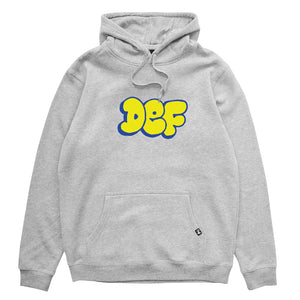 Def Throwy Hood - Heather Grey