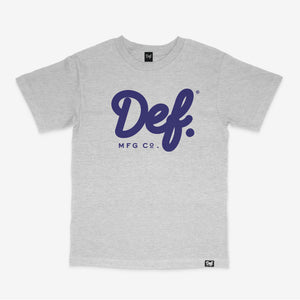 Def Signature Tee - Heather Grey