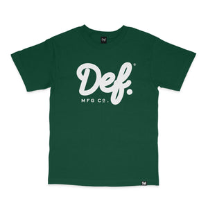 Def Signature Tee - Forest Green