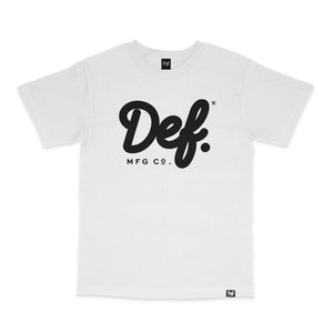 Def Signature Tee - White