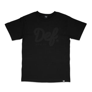 Def Signature Tee - Black