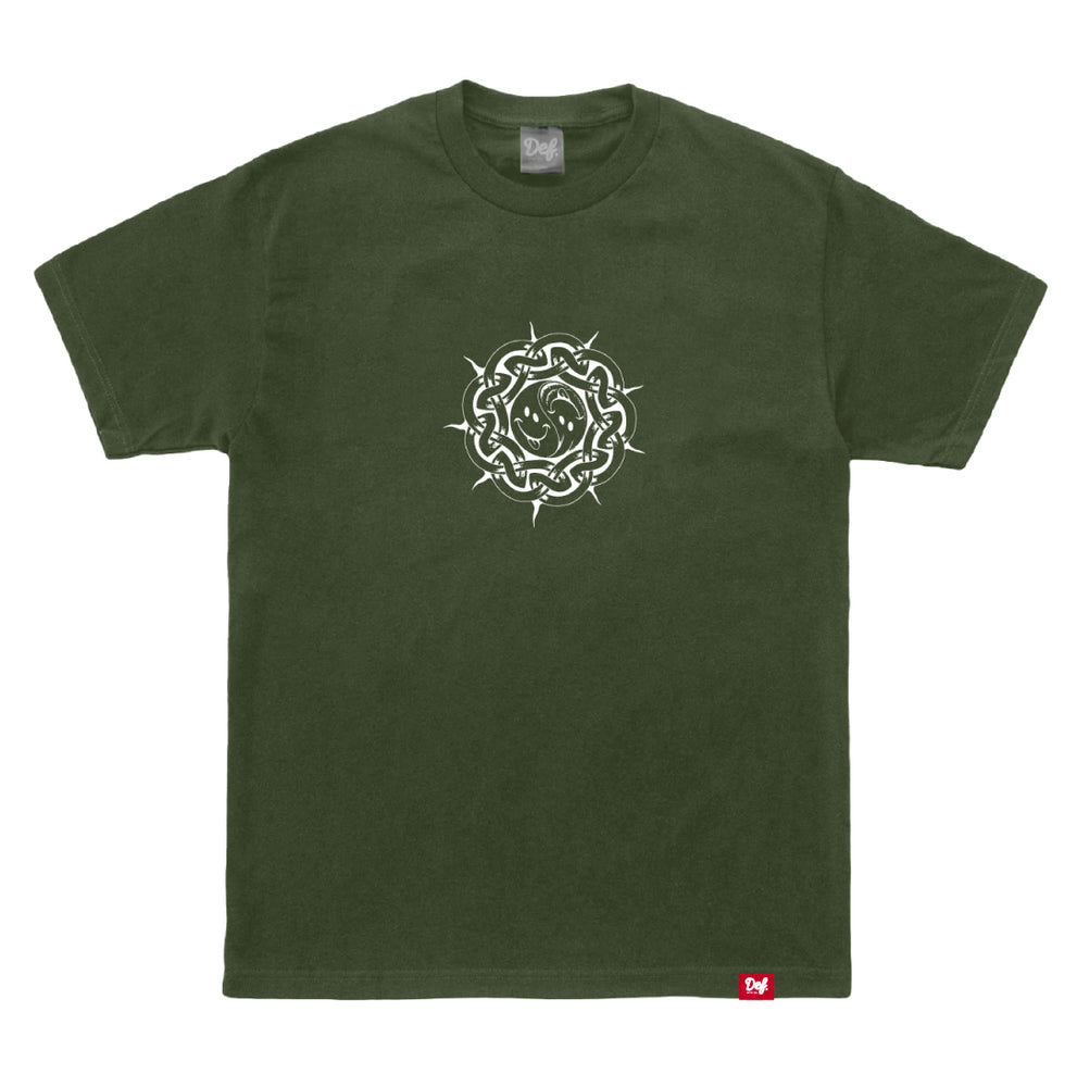 Thom Hinton Premium  Yin Yang Tee - Military Green