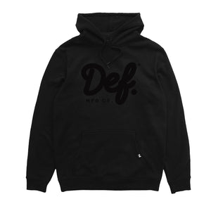 Def Signature Hood - Black (Heavy-weight)