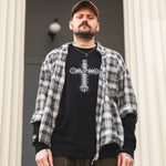 Thom Hinton Celtic Cross  Longsleeve Tee - Black